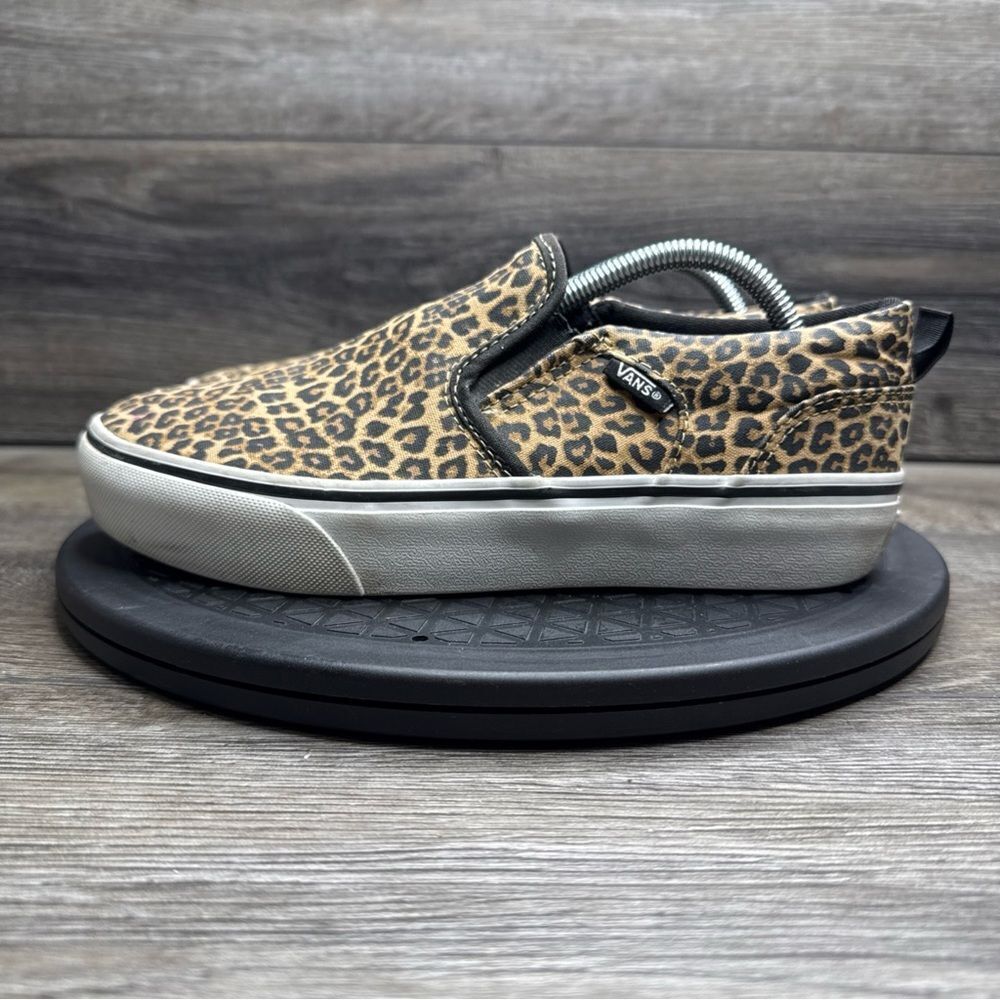 Vans Off the Wall Cheetah Leopard Print Slip-On Shoes Women's 6 - Picture 3 of 8